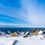 Zee- en strandweer in Groenland