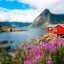 Zee- en strandweer in Noorwegen