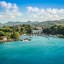 Waar en wanneer kunt u zwemmen op Saint Lucia: zeetemperatuur van maand tot maand