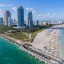 Wanneer kunt u gaan zwemmen in Miami: zeetemperatuur maand per maand